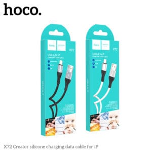 Cáp dữ liệu sạc silicon X72 Creator cho iP