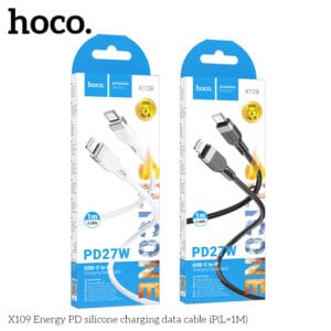 Cáp dữ liệu sạc silicon X109 Energy PD iP (Dài = 1M)