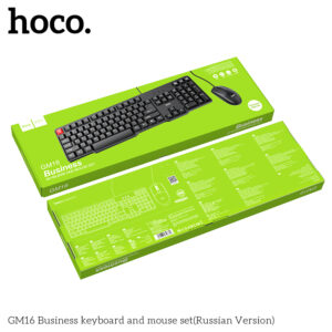 Bộ bàn phím và chuột GM16 Business (Phiên bản tiếng Nga)