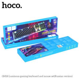 Bộ bàn phím và chuột chơi game GM18 Luminous (phiên bản tiếng Nga)