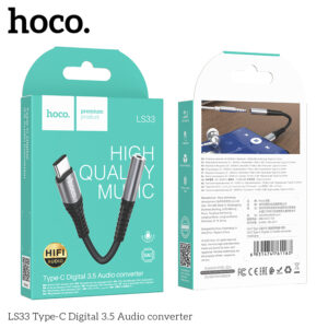 Bộ chuyển đổi âm thanh Hoco LS33 Type C sang 3.5mm