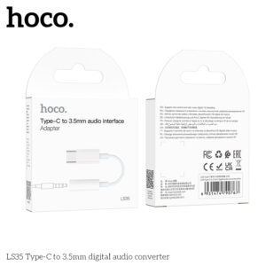 Bộ chuyển đổi âm thanh Hoco LS35 Type C sang 3.5mm