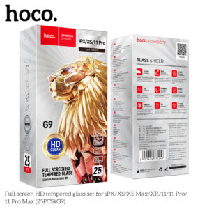 Kính cường lực HD G9 Full cho iPhone X/XS/11 Pro(25PCS)