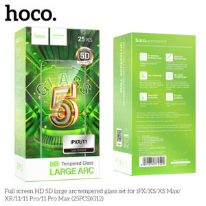 Kính cường lực G12 5D HD Full cho iPhone X/XS/11 Pro(25PCS)