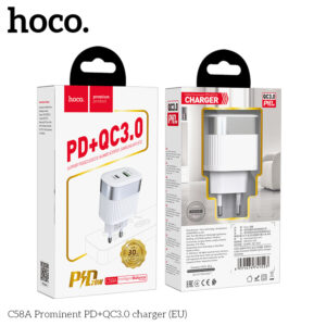 Bộ sạc C58 AProminent PD20W+QC3.0 (EU)
