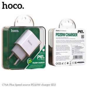 Cốc sạc nhanh Hoco C76A Plus Speed PD20W