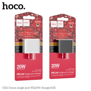 Cốc sạc nhanh một cổng Hoco CS13 Ocean PD20W