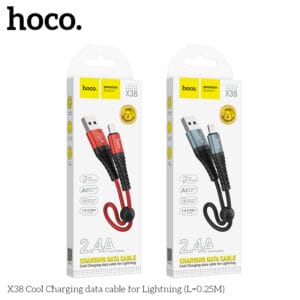 Cáp dữ liệu X38 Cool Charging cho iPhone (L=0.25M)