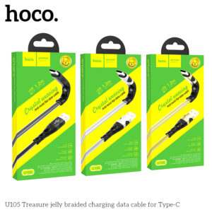 Cáp dữ liệu Hoco kèm sạc U105 Treasure Jelly Type C