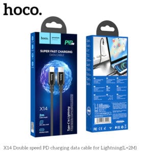 Cáp sạc nhanh Hoco X14 Double speed PD20W cho iPhone (L=2M)
