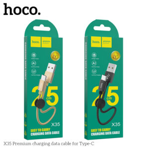 Cáp sạc ngắn Hoco X35 Premium cho Type C (L=0.25M)