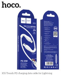 Cáp sạc nhanh Hoco X55 Trendy PD20W cho iPhone