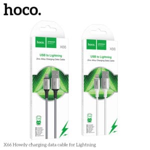 Cáp dữ liệu sạc Hoco X66 Howdy 2.4A iPhone