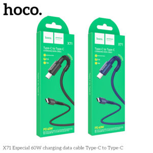 Cáp dữ liệu sạc nhanh Hoco X71 Especial 60W Type C to Type C
