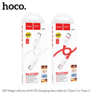 Cáp dữ liệu sạc nhanh Hoco X87 Magic 60W TypeC toTypeC