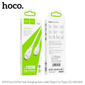 Cáp dữ liệu sạc X93 Force 100W Type C (L=1M)