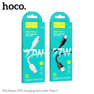 Cáp dữ liệu sạc nhanh Hoco X96 Hyper 27W Type C