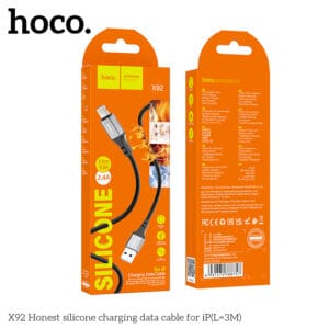 Cáp dữ liệu sạc silicon Honest X92 cho iP(L=3M)
