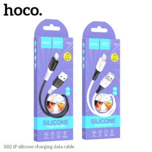 Cáp dữ liệu sạc silicon Hoco X82 iPhone (Không sạc nhanh)