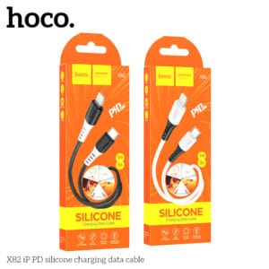 Cáp dữ liệu sạc silicon Hoco X82 PD20W cho iPhone