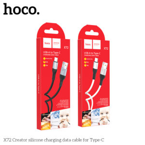 Cáp dữ liệu sạc silicone X72 Creator cho Type C