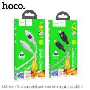 Cáp dữ liệu sạc tắt nguồn thông minh silicone U124 PD - iP