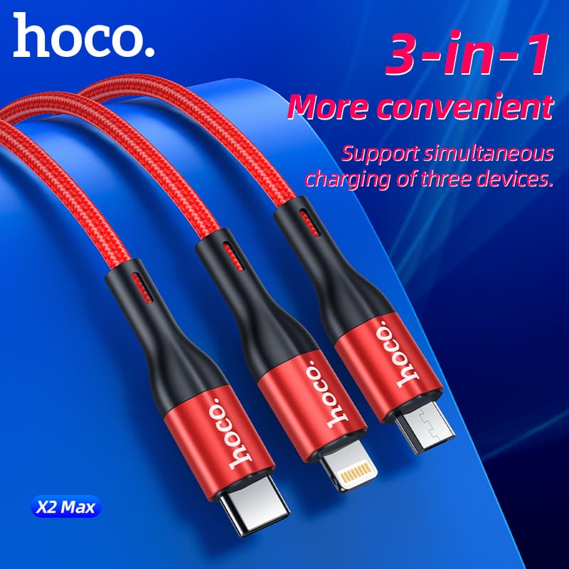 Cap-sac-HOCO-3IN1-X2-MAX-LIGHTNING-MICRO-TYPE-C-1
