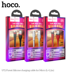 Cáp sạc Hoco U72 Forest Silicone Micro (1.2M)