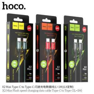 Cáp sạc nhanh Hoco X2 MAX 60W TYPE C TO TYPE C (1M)