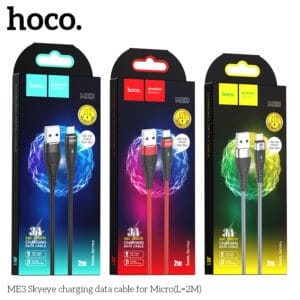 Cáp sạc dù có đèn báo Hoco ME3 cho Micro (2M)