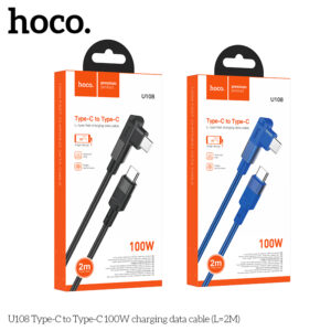 Cáp sạc nhanh 100W Hoco U108 TypeC to typeC (L=2M)