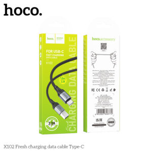 Cáp sạc nhanh Hoco X102 Fresh to Type C