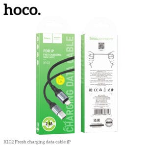 Cáp sạc nhanh Hoco X102 Fresh iPhone