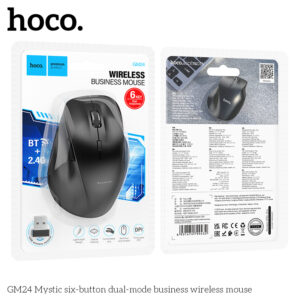 Chuột không dây sáu nút chế độ kép Hoco GM24 Mystic