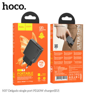 Cốc sạc một cổng N37 Delgado PD20W (EU)