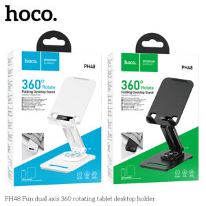 Giá đỡ máy tính bảng để bàn xoay 360 trục kép Hoco PH48