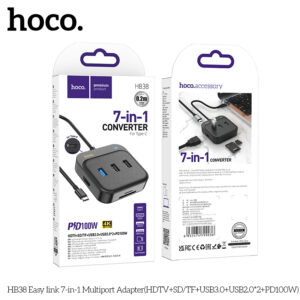 HB38 Bộ chuyển đổi đa cổng 7 trong 1 Easy link