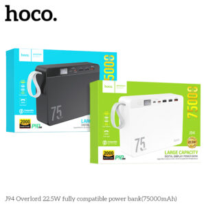 Sạc dự phòng Hoco J94 Overlord 22.5W (75000mAh)