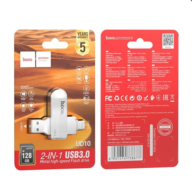 USB-3.0-HOCO-UD10-2-dau-USBTYPE-C-128GB