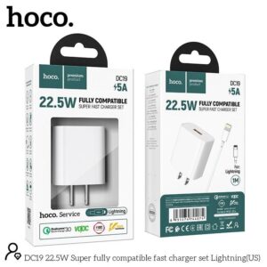 BỘ SẠC HOCO DC19 LIGHTNING