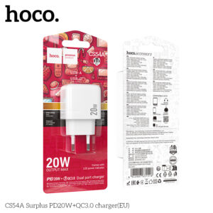 Cốc sạc CS54A PD20W+QC3.0(EU)
