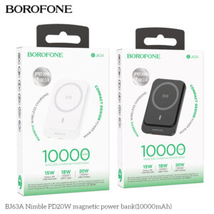 Sạc dự phòng từ tính BJ63A Nimble PD20W (10.000mAh)