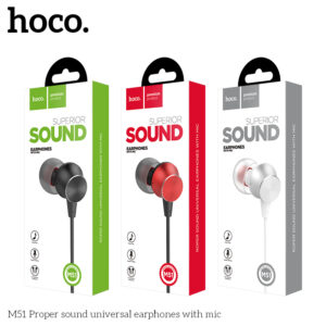 Tai nghe phổ thông M51 âm thanh chuẩn có mic