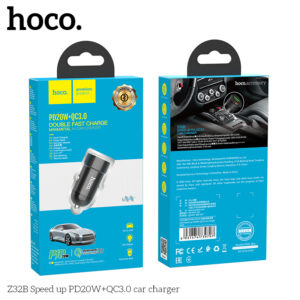 Z32B Tăng tốc bộ sạc xe hơi PD20W+QC3.0